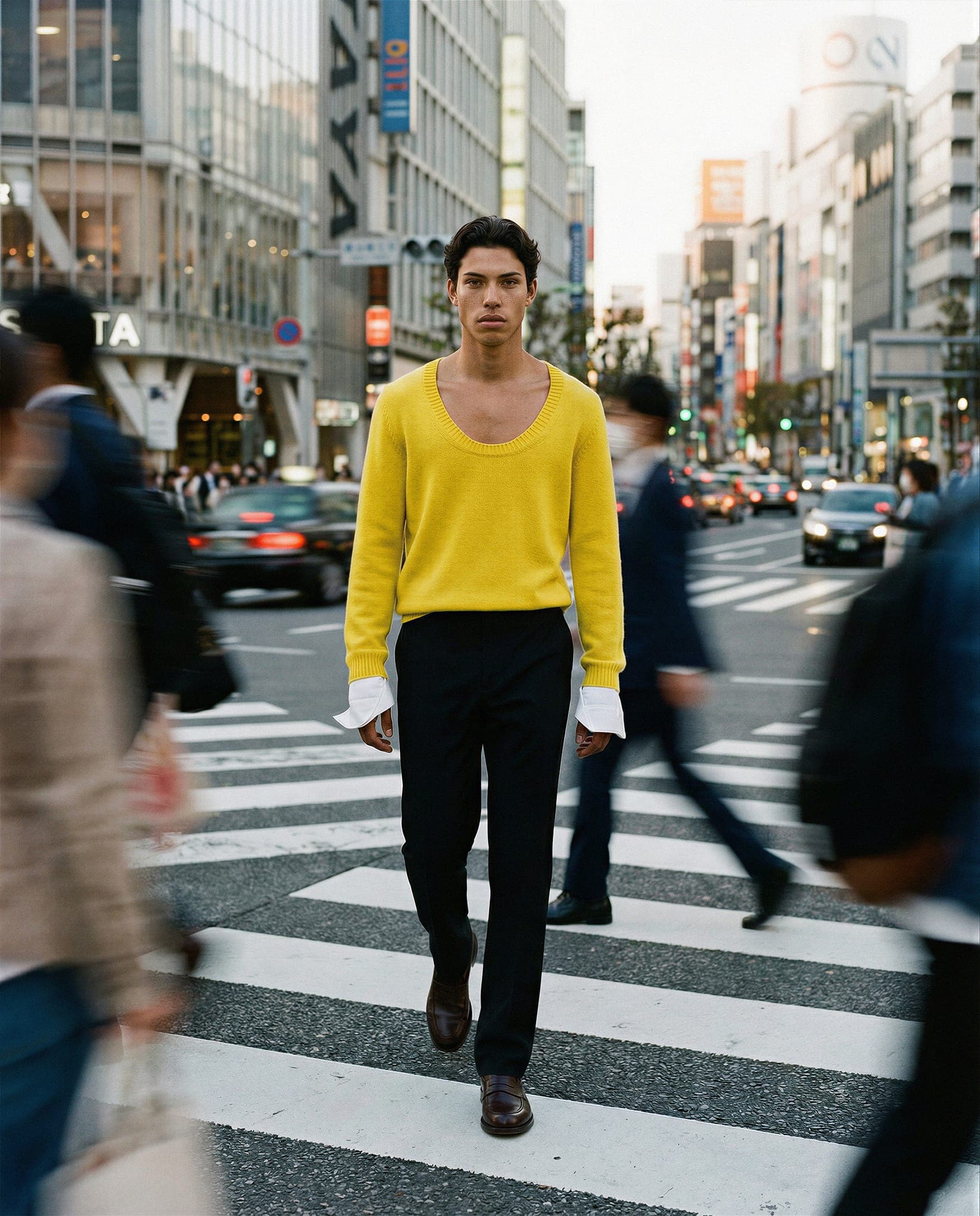Crossing — fashion images by editmode.ai